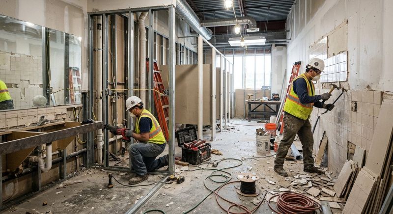 Office Bathroom Renovation in Charleston, SC