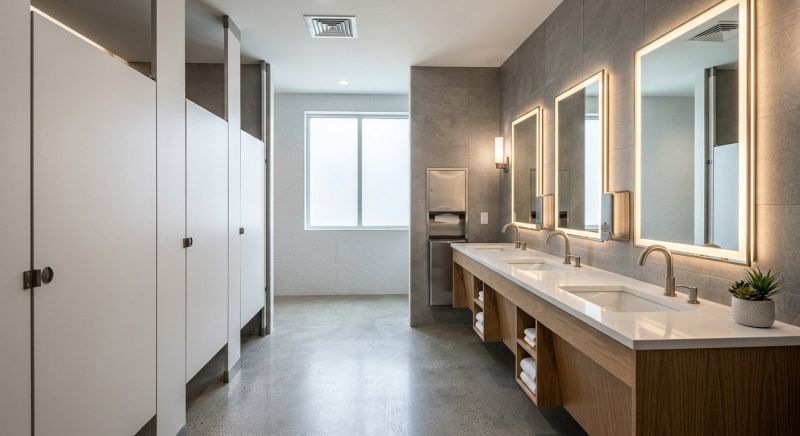 Office Restroom Renovation in Arvada, CO