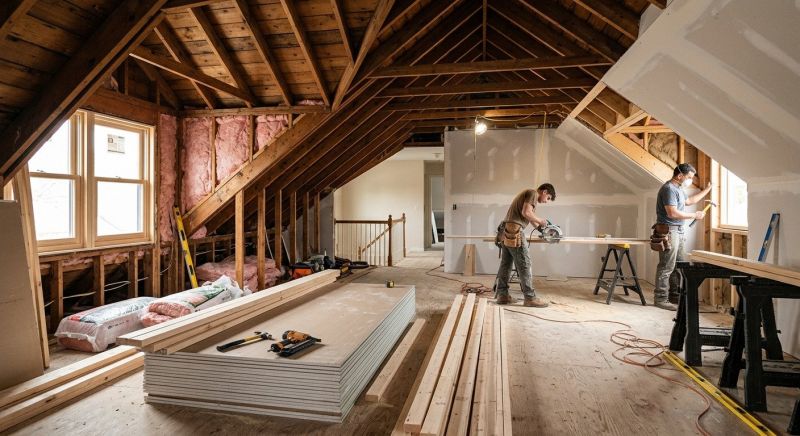 Attic Finishing in Conroe, TX