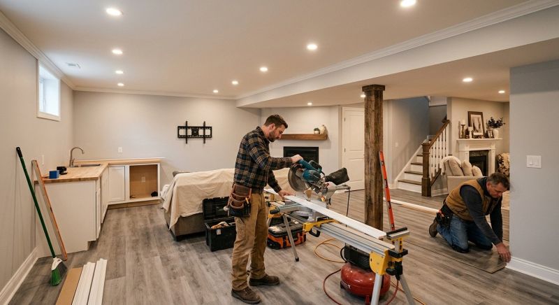 Basement Finishing Service in Alpharetta, GA