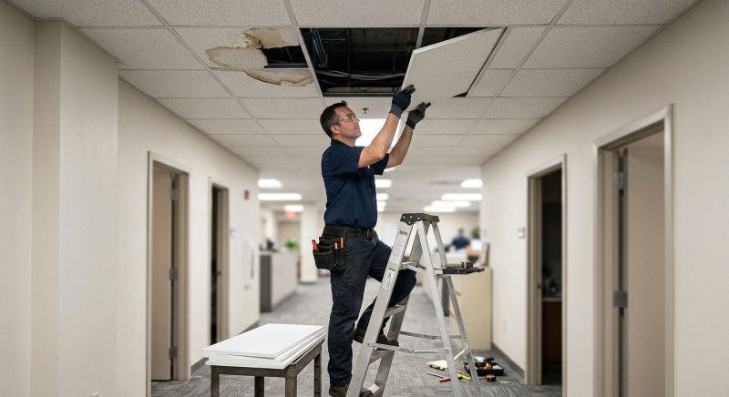 Ceiling Panel Repair in Longmont, CO