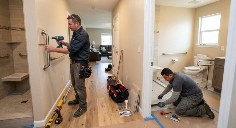 Handicap Bathroom Installation in Alpharetta, GA