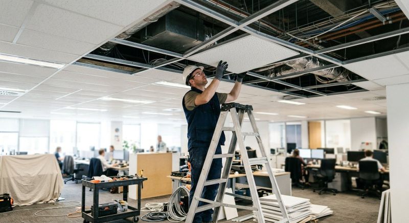 Suspended Ceiling Repair in Boulder, CO